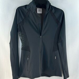 Fabletics Demi Lovato Mesh Hooded Jacket, XS/S